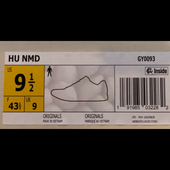 DS Adidas NMD HumanRace sz. 9.5 - Picture 2 of 2
